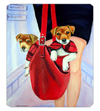 8 x 9.5 in. Jack Russell Terrier Mouse Pad, Hot Pad or Trivet