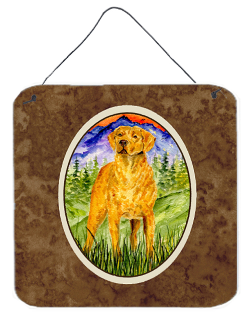 6 x 6 in. Chesapeake Bay Retriever Aluminium Metal Wall or Door Hanging Prints