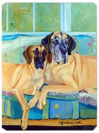 8 x 9.5 in. Great Dane Mouse Pad, Hot Pad or Trivet