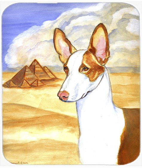 9.5 x 8 in. Ibizan Hound Mouse Pad, Hot Pad or Trivet