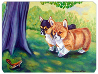 Corgi Mouse Pad - Hot Pad or Trivet