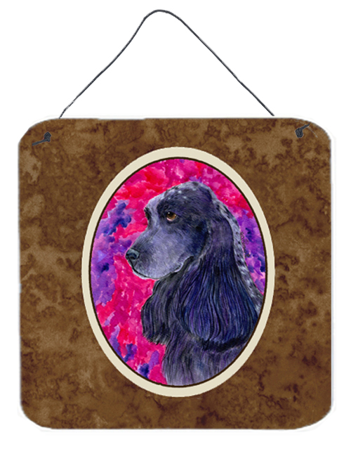 SS8659DS66 6 x 6 in. Cocker Spaniel Aluminium Metal Wall or Door Hanging Prints