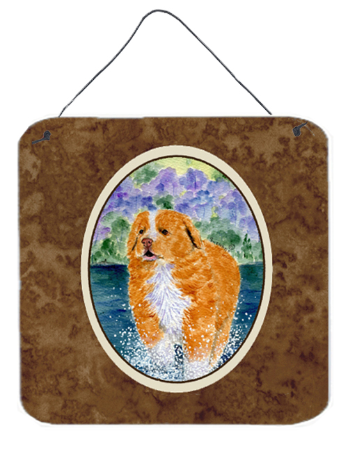6 x 6 in. Nova Scotia Duck Toller Aluminium Metal Wall or Door Hanging Prints