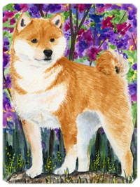8 x 9.5 in. Shiba Inu Mouse Pad, Hot Pad or Trivet