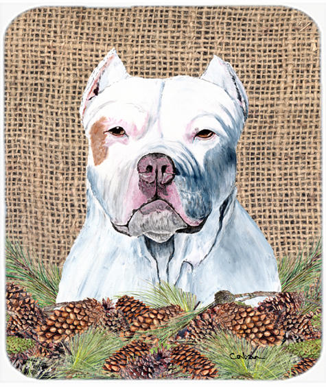 9.5 x 8 in. Pit Bull Mouse Pad, Hot Pad or Trivet