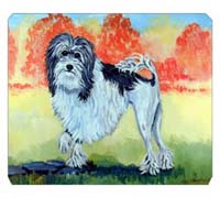 8 x 9.5 in. Lowchen Mouse Pad, Hot Pad or Trivet