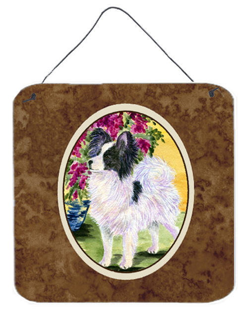 SS8477DS66 6 x 6 in. Papillon Aluminium Metal Wall or Door Hanging Prints