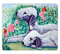 8 x 9.5 in. Bedlington Terrier Mouse Pad, Hot Pad or Trivet
