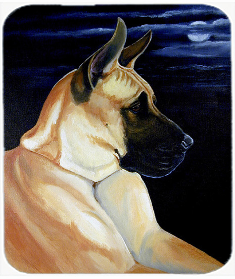 9.5 x 8 in. Moonlight Fawn Great Dane Mouse Pad, Hot Pad or Trivet