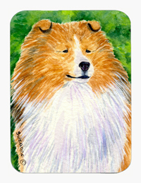 8 x 9.5 in. Sheltie Mouse Pad, Hot Pad or Trivet