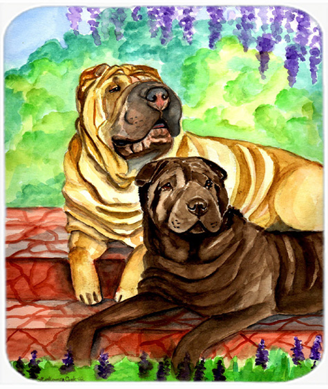 9.5 x 8 in. Shar Pei Patio Peis Mouse Pad, Hot Pad or Trivet