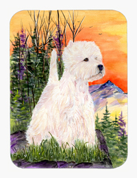 8 x 9.5 in. Westie Mouse Pad, Hot Pad or Trivet