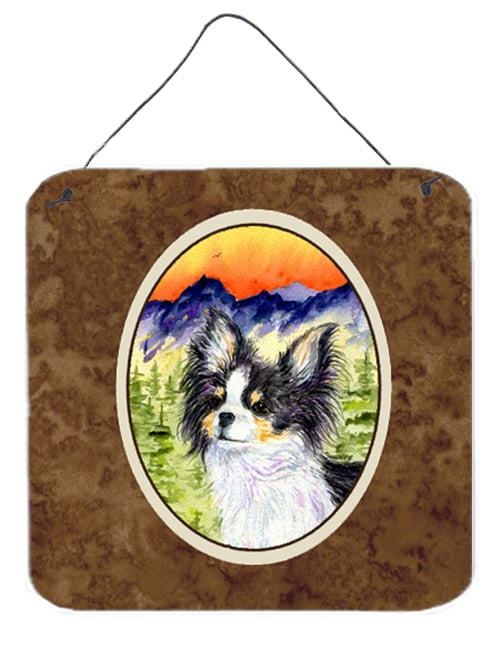 6 x 6 in. Chihuahua Aluminium Metal Wall or Door Hanging Prints