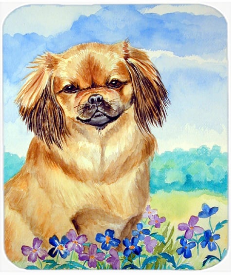 9.5 x 8 in. Tibetan Spaniel Mouse Pad, Hot Pad or Trivet