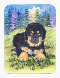 8 x 9.5 in. Tibetan Mastiff Mouse Pad, Hot Pad or Trivet
