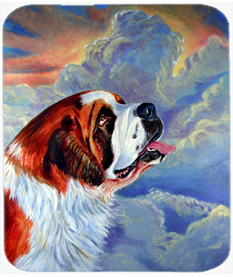 9.5 x 8 in. Saint Bernard Mouse Pad, Hot Pad or Trivet