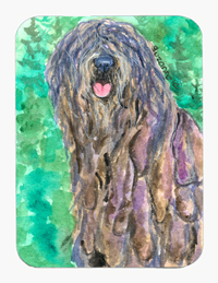 8 x 9.5 in. Bergamasco Sheepdog Mouse Pad, Hot Pad or Trivet