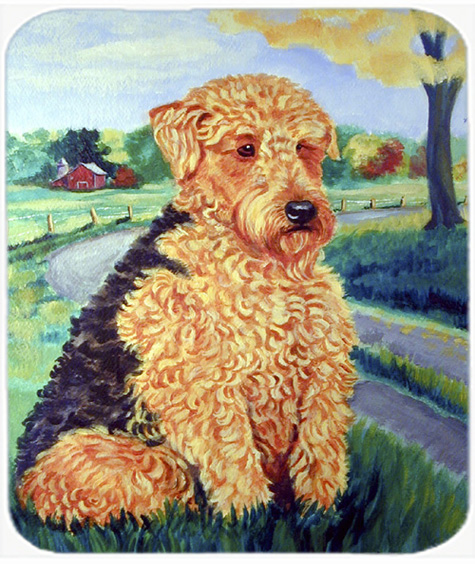 9.5 x 8 in. AiredaleTerrier Mouse Pad, Hot Pad or Trivet