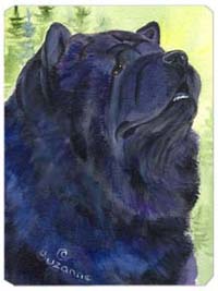 8 x 9.5 in. Chow Chow Mouse Pad, Hot Pad or Trivet