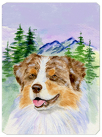 8 x 9.5 in. Australian Shepherd Mouse Pad, Hot Pad or Trivet
