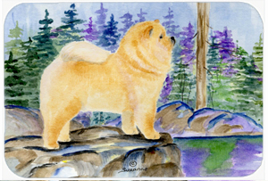8 x 9.5 in. Chow Chow Mouse Pad, Hot Pad or Trivet