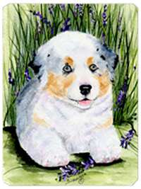 8 x 9.5 in. Australian Shepherd Mouse Pad, Hot Pad or Trivet