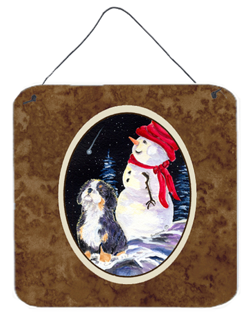 SS8575DS66 6 x 6 in. Bernese Mountain Dog Aluminium Metal Wall or Door Hanging Prints