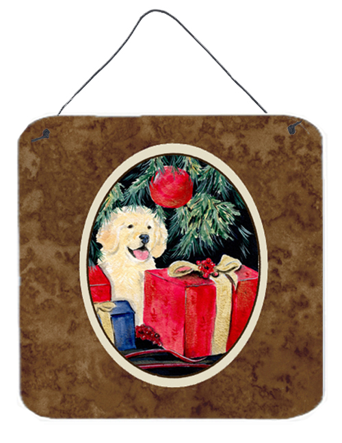 SS8578DS66 6 x 6 in. Golden Retriever Aluminium Metal Wall or Door Hanging Prints