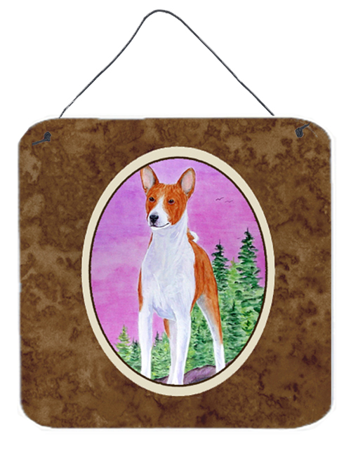 Basenji Aluminium Metal Wall Or Door Hanging Prints