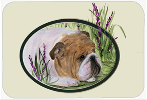 English Bulldog Mouse Pad- Hot Pad & Trivet