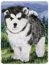 Alaskan Malamute Mouse Pad, Hot Pad & Trivet