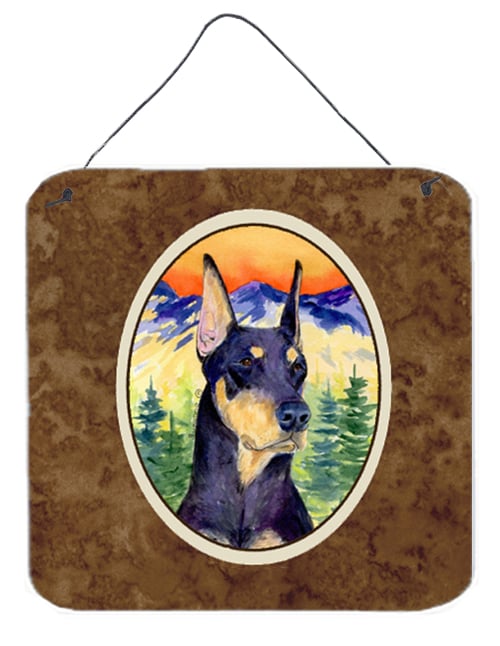 Doberman Aluminium Metal Wall Or Door Hanging Prints