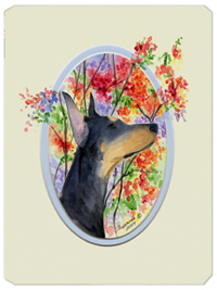 Doberman Mouse Pad, Hot Pad & Trivet