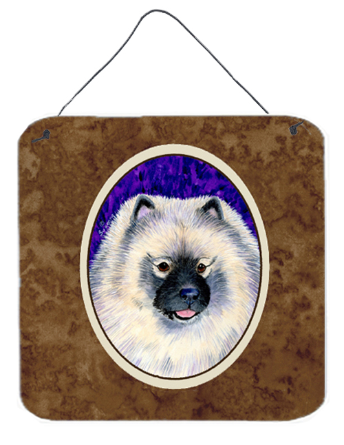 Keeshond Aluminium Metal Wall Or Door Hanging Prints
