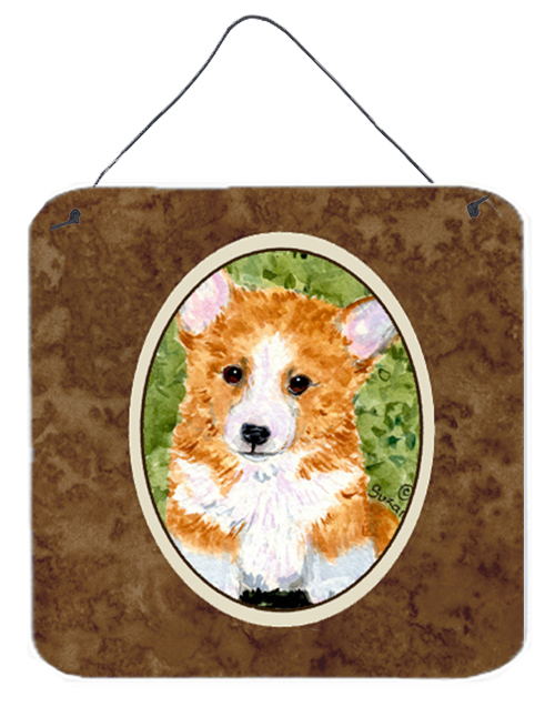 Corgi Aluminium Metal Wall Or Door Hanging Prints