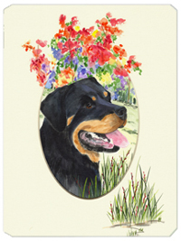 Rottweiler Mouse Pad, Hot Pad & Trivet