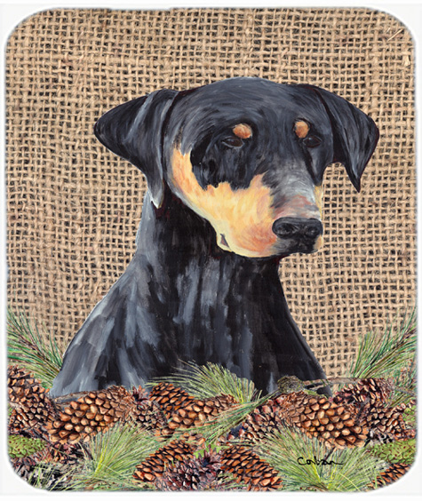 Doberman Mouse Pad, Hot Pad Or Trivet