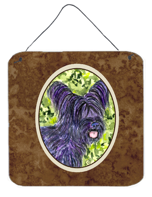 Skye Terrier Aluminium Metal Wall Or Door Hanging Prints