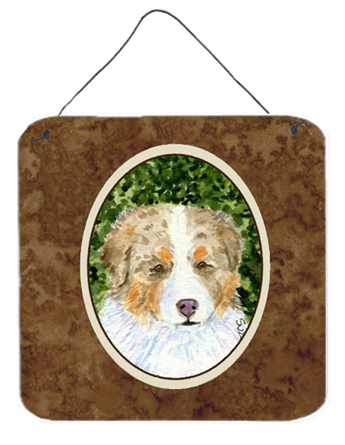 Australian Shepherd Aluminium Metal Wall Or Door Hanging Prints