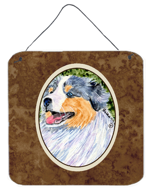 Australian Shepherd Aluminium Metal Wall Or Door Hanging Prints