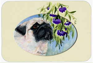 SS8064MP Pug Mouse Pad- Hot Pad & Trivet