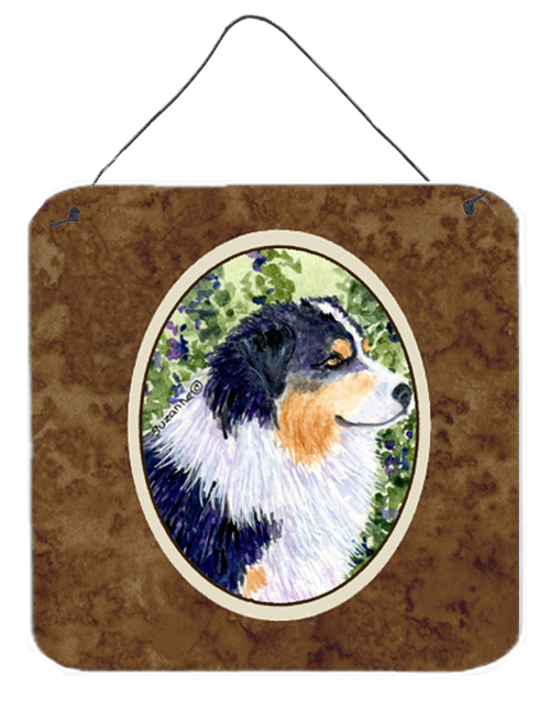 Australian Shepherd Aluminium Metal Wall Or Door Hanging Prints