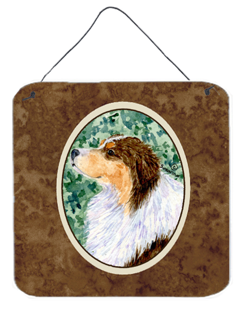 Australian Shepherd Aluminium Metal Wall Or Door Hanging Prints