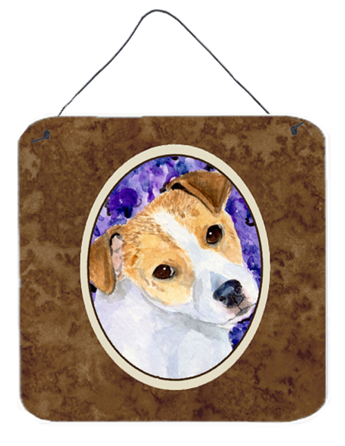 Jack Russell Terrier Aluminium Metal Wall Or Door Hanging Prints