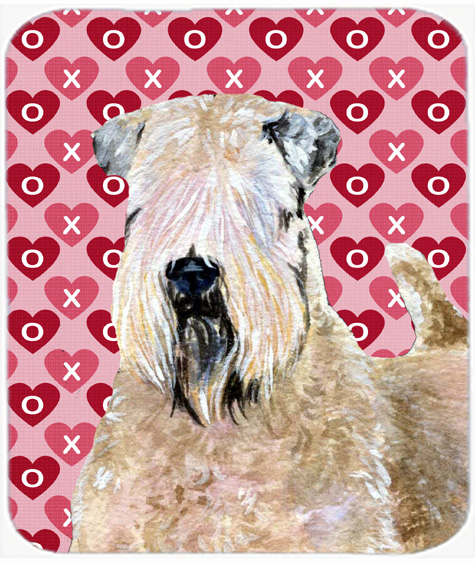 Wheaten Terrier Soft Coated Hearts Love Mouse Pad, Hot Pad Or Trivet