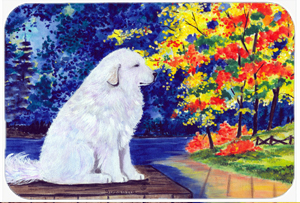Great Pyrenees Mouse Pad, Hot Pad & Trivet