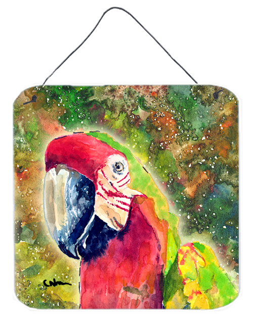 Parrot Aluminium Metal Wall Or Door Hanging Prints