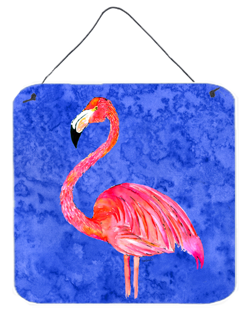 Flamingo Aluminium Metal Wall Or Door Hanging Prints