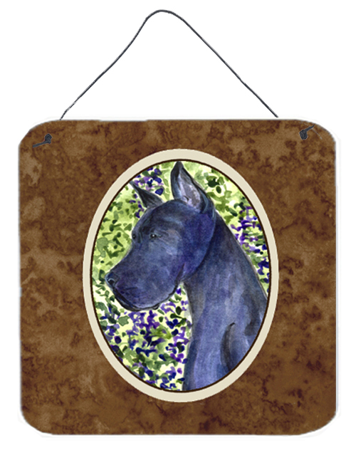 Great Dane Aluminium Metal Wall Or Door Hanging Prints