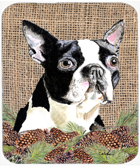 Boston Terrier Mouse Pad- Hot Pad Or Trivet